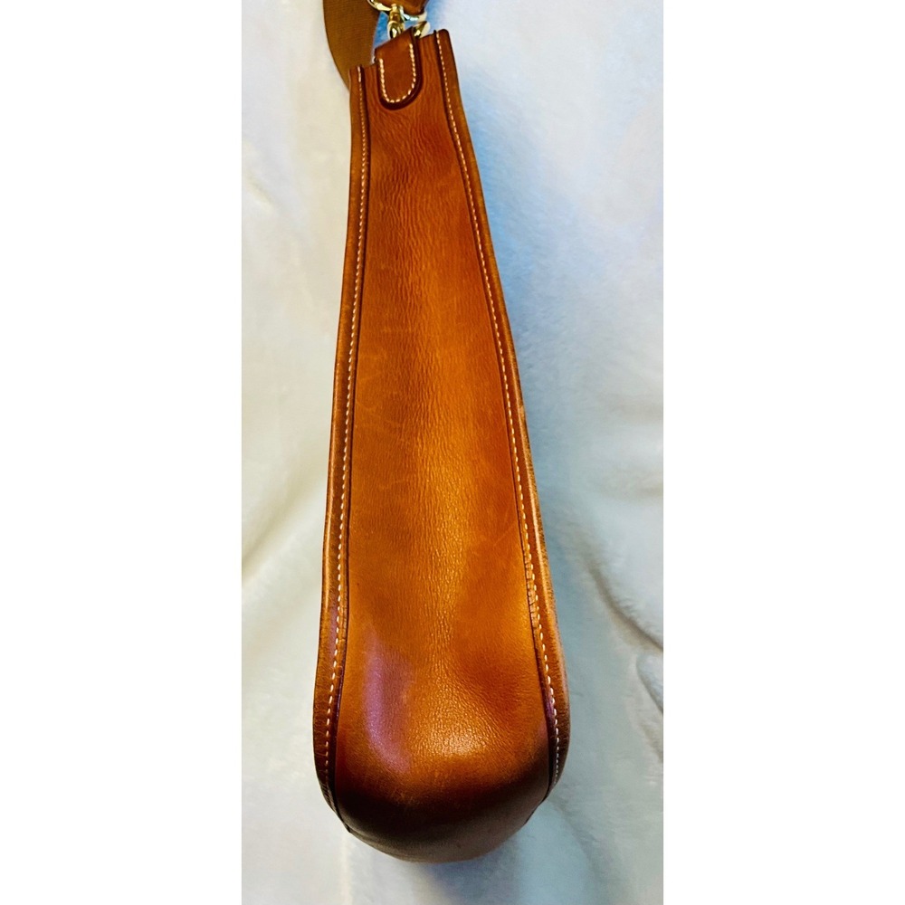 Hermes Evelyne GM Crossbody Bag Canvas Leather Cognac Authentic - Picture 13 of 16